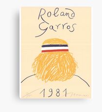 Call Me By Your Name Roland Garros 1981 Poster Canvas Print