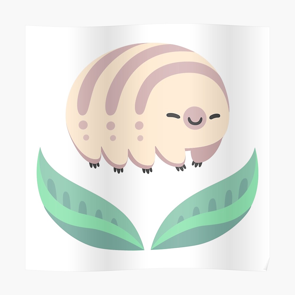 "Cute tardigrade" Poster by petitspixels Redbubble
