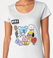 BTS - BT21 - ALL Women's Premium T-Shirt