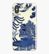 Antique willow ware iPhone Case