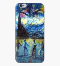 Vinilo o funda para iPhone Cosas extrañas noche estrellada