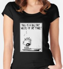 Waste of My Time Women's Fitted Scoop T-Shirt