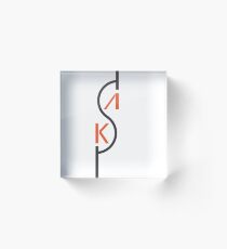 AK Orange Split Acrylic Block