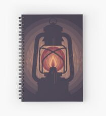 oil lamp Spiral Notebook