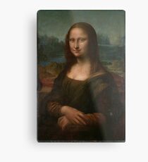 Mona Lisa Leonardo da Vinci Metal Print