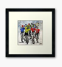 Peloton Framed Print