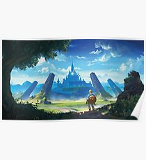 Póster La leyenda de Zelda: aliento de lo salvaje