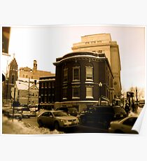 The Masonic Temple (known locally as the "Mason Building") Poster