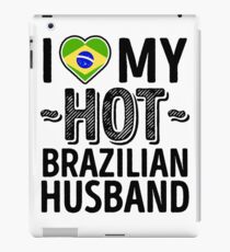 I Love My HOT Brazilian Husband - Cute Brazil Couples Romantic Love T-Shirts & Stickers iPad Case/Skin
