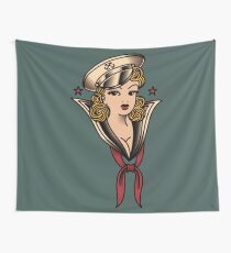 Sailor Gal Wall Tapestry