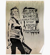 Banksy, Größe Poster