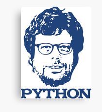 Guido + Python Canvas Print