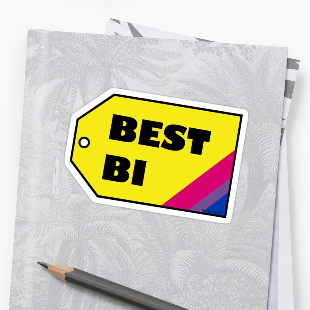 Best Bi Sticker By Thecandidjellyf Redbubble