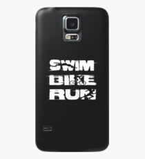 Swim, Bike, Run- Triathlon Case/Skin for Samsung Galaxy