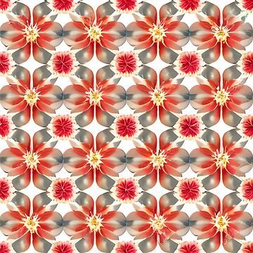 Artwork thumbnail, flower pattern "Danielle" by patternsforp