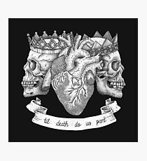 'Til Death Do Us Part, Life and Death Illustration Photographic Print