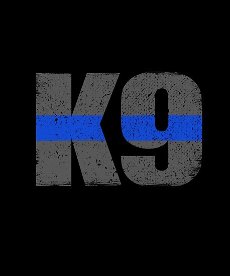 "K9 Thin Blue Line Law Enforcement Gift" Posters by bluelinegear