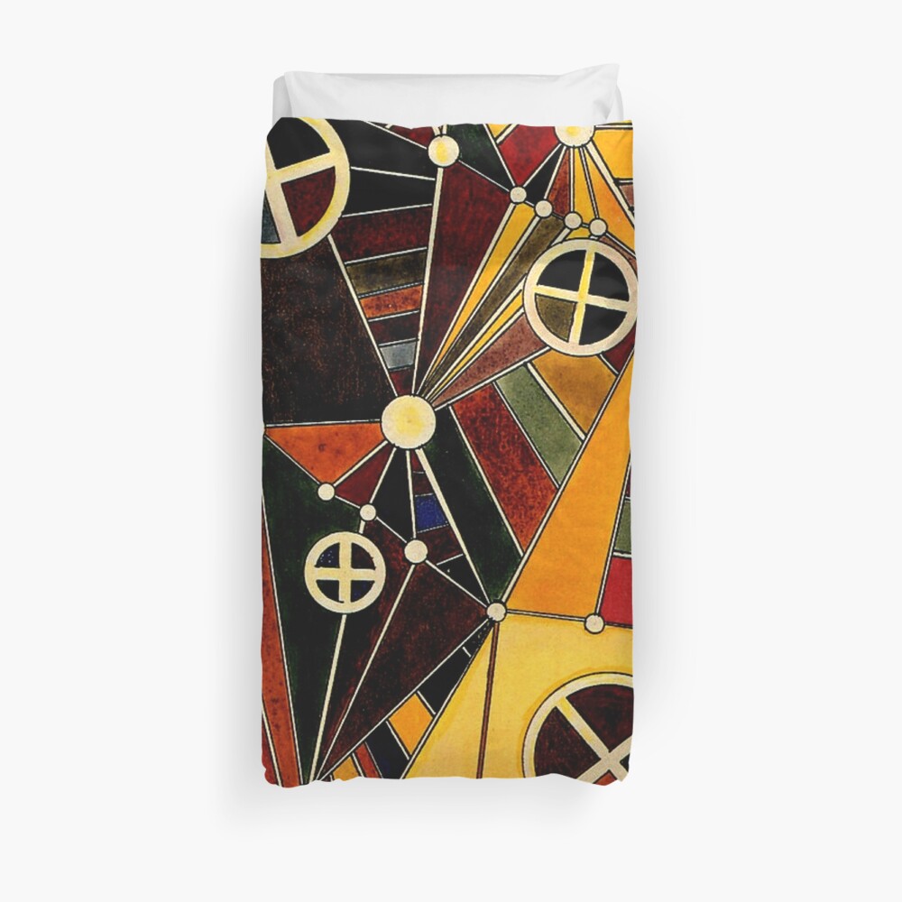 Kandinsky - In the Network Duvet Cover