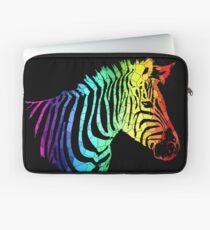 Rainbow Zebra Laptop Sleeve