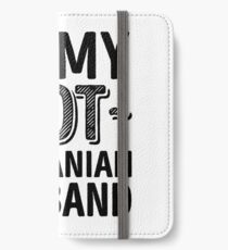 Ich liebe meinen HEISSEN jordanischen Ehemann - niedliches Jordanien verbindet romantische Liebes-T-Shirts u. Aufkleber iPhone Flip-Case/Hülle/Klebefolie