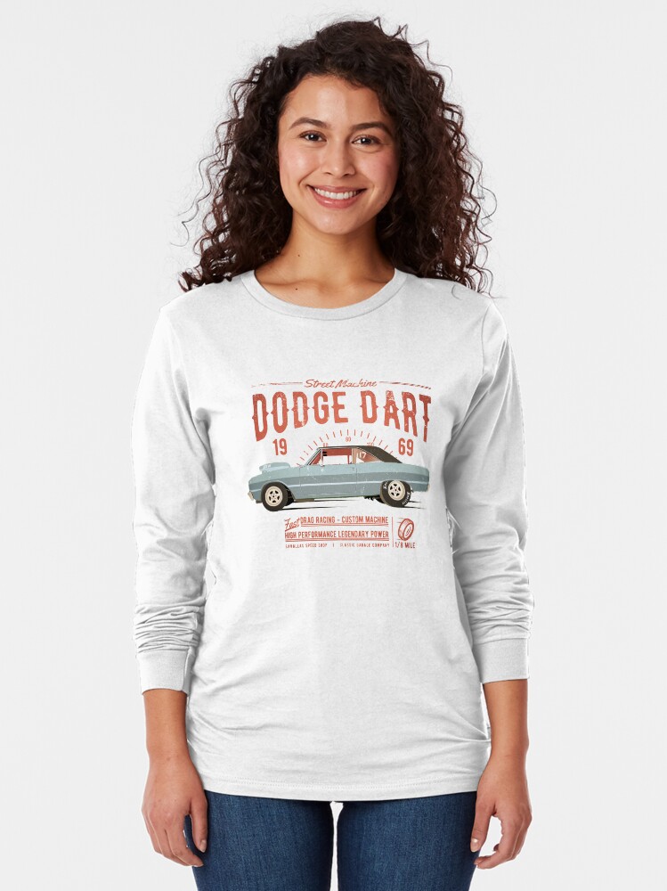 Alternative Ansicht von Dodge Dart Dragster Street Machine 1969 Langarmshirt