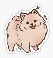 Hübscher Pommern Sticker
