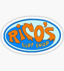rico's surf shop miley cyrus hannah montana Sticker