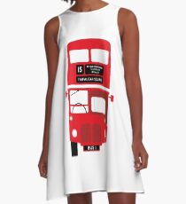 London Red Bus A-Line Dress