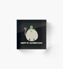Catricks day Gift For Paddys St Patricks Day T-Shirt Sweater Hoodie Iphone Samsung Phone Case Coffee Mug Tablet Case Acrylic Block