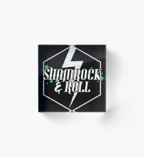 Shamrock and Roll Gift For Paddys St Patricks Day T-Shirt Sweater Hoodie Iphone Samsung Phone Case Coffee Mug Tablet Case Acrylic Block