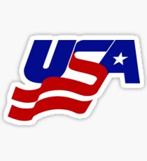 USA Hockey Sticker