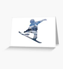 Snowboard Greeting Card