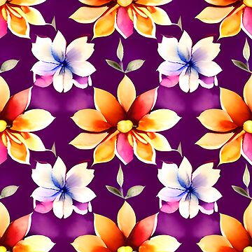 Artwork thumbnail, Flower Pattern "Travis" by patternsforp