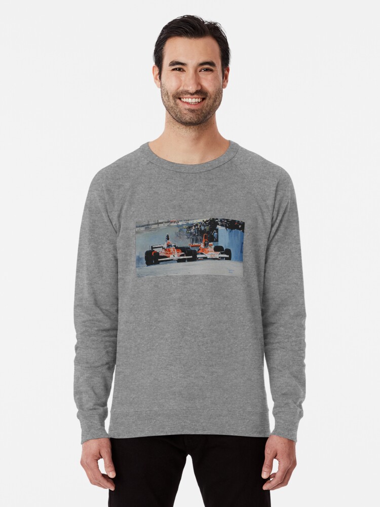 Niki Lauda Vs James Hunt Lightweight Sweatshirt By Oleynik