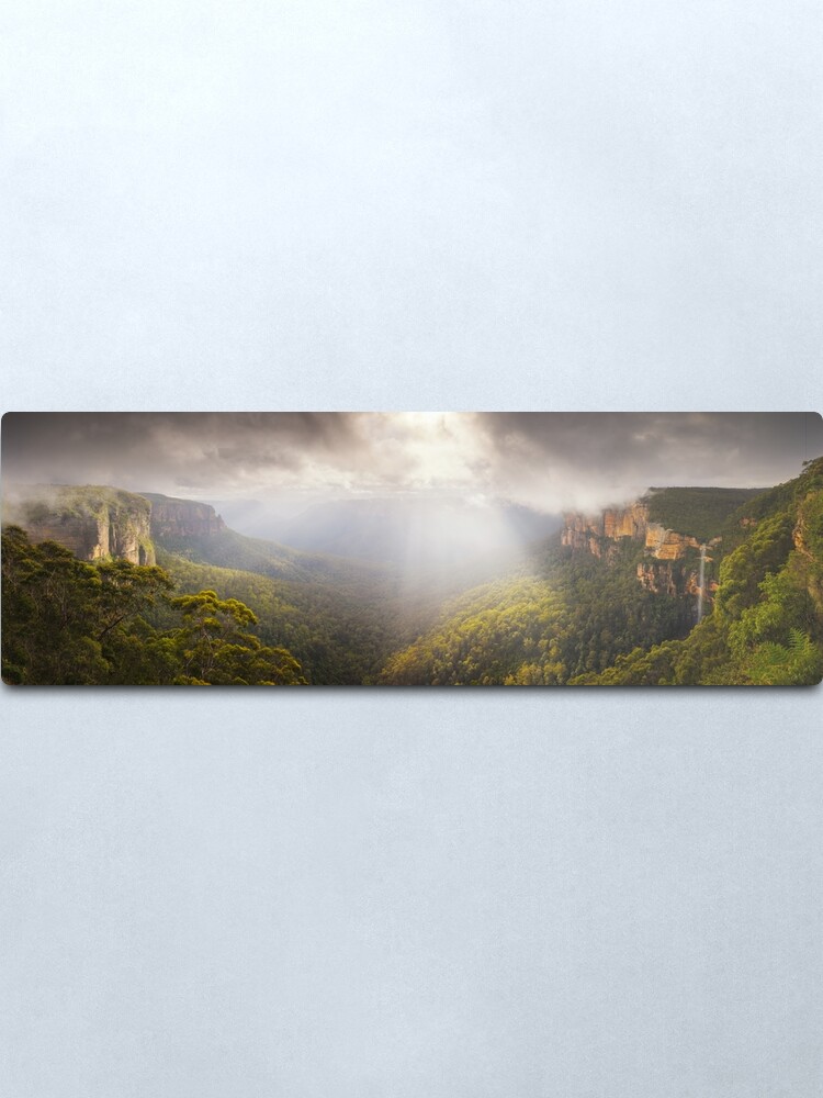 Alternate view of Govetts Leap Awakens, Blue Mountains, New South Wales, Australia Metal Print