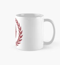 Rustic Red Monogram: Letter D Mug