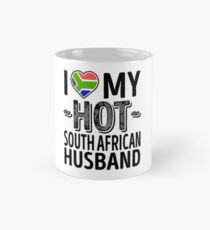 I Love My HOT South African Husband - Cute South Africa Couples Romantic Love T-Shirts & Stickers Mug