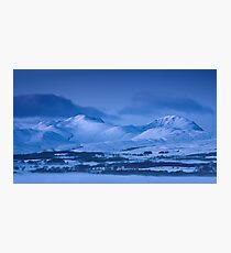 Cold Mountains of Night Photographic Print