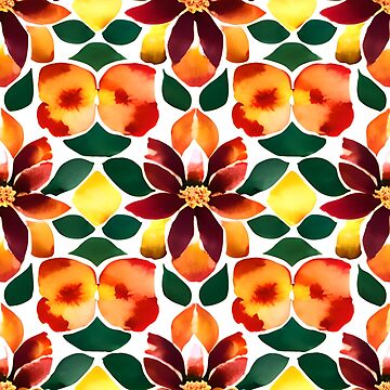 Artwork thumbnail, Flower Pattern "Jesse" by patternsforp