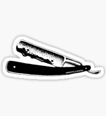 BLOODY BARBER RAZOR Sticker