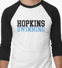 Johns Hopkins Schwimmen Baseballshirt mit 3/4-Arm