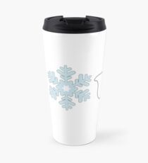 Taza de viaje Papel, nieve, un fantasma