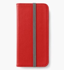 Valentinsgrüße rot iPhone Flip-Case/Hülle/Klebefolie