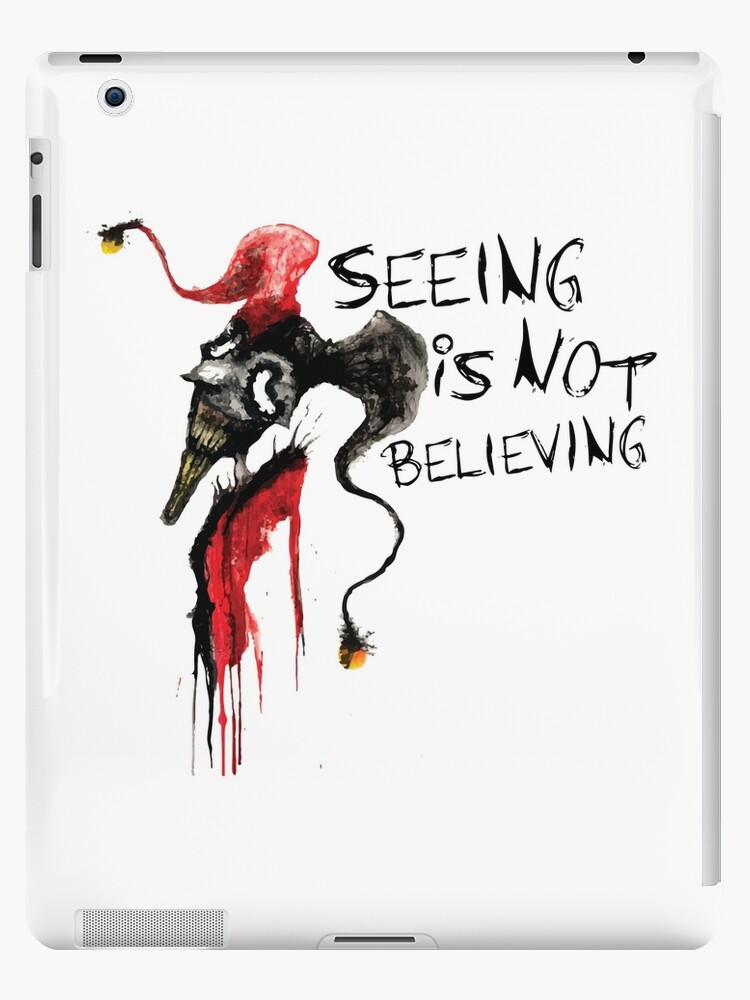 Seeing Is Not Believing >> Shaco Seeing Is Not Believing League Of Legends Ipad Cases Seeing Is Not Believing >> Shaco Seeing Is Not Believing League Of Legends Ipad Cases