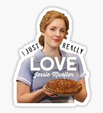 I just really love Jessie Mueller Sticker