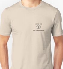 Camiseta unisex amarte tenías consecuencias por camila cabello