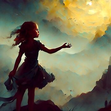 Artwork thumbnail, Unshakable Confidence: Behold the Unforgettable Image of a Girl Standing Alone! by cokemann