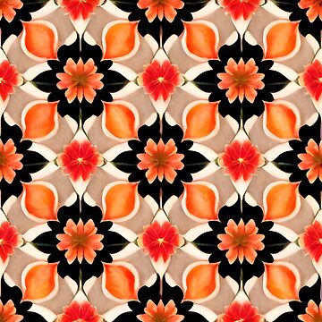Artwork thumbnail, Flower Pattern "Kathleen" by patternsforp