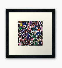 Libmandy Art: 80s Celebration Framed Print