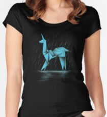 HUMAN OR REPLICANT Women's Fitted Scoop T-Shirt